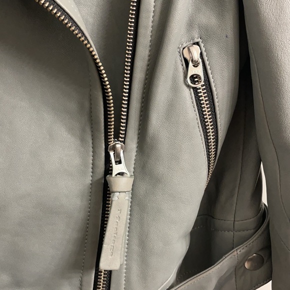 Sage Green Mackage Biker Jacket Size small - Picture 3 of 7